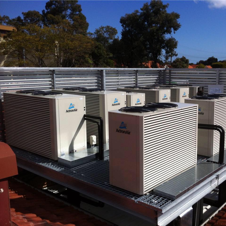 air conditioning units on roof